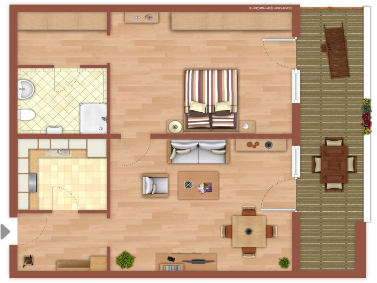 Alpenlodge, Ferienwohnung 4 蒂尔塞 外观 照片